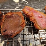 Gyuukatsu Motomura - 焼き上がりとレア