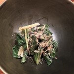 四季素材 お々岡 - 片栗のおひたし