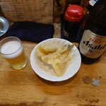 Tachinomi Takioka - キス天&瓶ビール