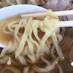 喜多方ラーメン高蔵半田店 - 醤油ラーメン　麺