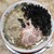 新潟老麺 あばり - 料理写真:燕鬼背脂老麺」1000円+大盛り130+ばらのり170円