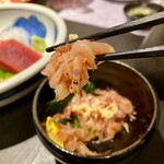 真田坂の小助 - 三重県産桜海老刺し@700円