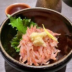 真田坂の小助 - 三重県産桜海老刺し@700円