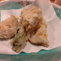 味処 高崎 - 加賀レンコンの天麩羅