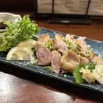 和み酒 鬼灯 - 宮崎地鶏のタタキ