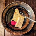 島田料理店 - チーズケーキにタレッジョ