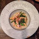 島田料理店 - 仔牛のトリッパにヤリイカ