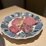 銀座 ちかみつ - 肉4種盛り合わせ