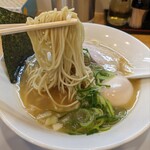 麺屋 瑞風 - 恒例の麺上げ写真