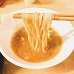 RAMEN ぶろす - 牛白湯つけ麺(麺リフト)