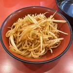 ラーメン 環2家 - 辛みネギは別皿提供。