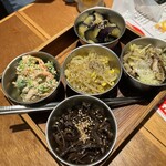 納屋橋 惣菜酒場 自然やナムル - ナムル盛り合わせ