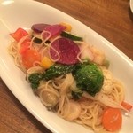 Wines Kitchen Rigatto - 信州野菜とアンチョビのペペロンチーノ　1000円