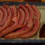 山羊料理さかえ - 山羊さしみ　\1300