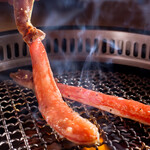 Grilled snow crab