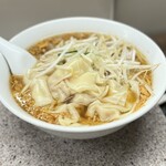 中華麺店 喜楽 - もやしワンタン麺