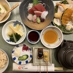 酔心 - お昼のコース料理というか、豪華な定食ですネ