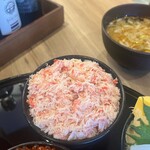 札幌海鮮丼専門店 すしどんぶり - かに