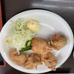 名代中華そば 山金 - 唐揚げ