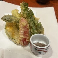河太郎 中洲本店 - 季節野菜の天ぷら