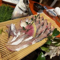 河太郎 中洲本店 - アジ（尻尾がピチピチ動いてました！w）