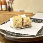 Tempura Hirai - 活蛤 湯葉巻き