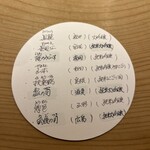 鮨 一二郎 - 日本酒ラインナップ