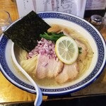 塩そば専門店 桑ばら - ハタハタの冷やし塩そば