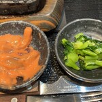 Kandou No Niku To Kome - イカの塩辛と野沢菜
