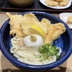 本格手打うどん 麺むすび - とり天おろしぶっかけ