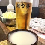 Taishuu Horumon Nikurikiya - ウーロン茶とマッコリ★