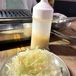 Taishuu Horumon Nikurikiya - キャベツは自家製の塩ドレで★★★
