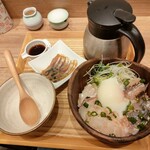 こめらく お茶漬けといろどり唐揚げ - 