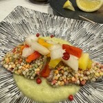 最強鮨居酒屋 やまのや - 7. クエのあられ揚げ