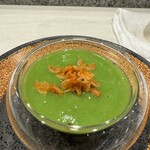 最強鮨居酒屋 やまのや 天満橋店 - 1. 菜の花と桜エビの摺流し