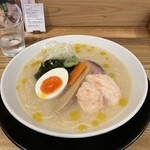 Menya Sakura - 酒粕味噌らぁ麺(1,680円)＋海老しんじょう(200円)