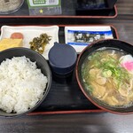 Sukesan Udon - かしわうどん定食 500円