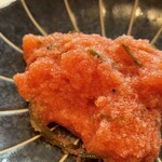 Tempura Ichidai - 名物めかぶ明太子食べ放題。ご飯はおかわり有料なのでさほど出番がない。