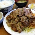 花月食堂 - ★焼肉定食(肉盛)¥850