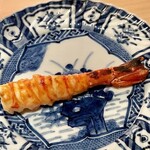 すし 良月 - 2024.4.  牡丹海老の炭火焼き