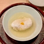 すし 良月 - 2024.4.  虎河豚の白子 真鯛の出汁