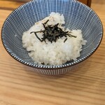 Yaki Ago Shio Ra- Men Takahashi - お茶漬け用のご飯