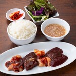 Wagyu beef offal lunch set