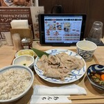 あんちすてーき とろろ麦めし 豚丸 - 