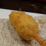 創作串揚 つだ - 16. 合鴨エリンギ