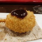 創作串揚 つだ - 15.浅葱の肉巻き 