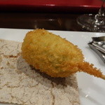 創作串揚 つだ - 4.えんどう豆のコロッケ