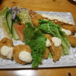 くつろぎ亭ひこべえ  - 揚げ物盛合せ