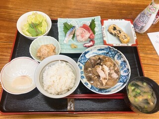 かがやき亭 - 海の幸定食