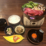 Wagyu beef Sukiyaki set meal